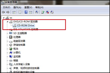 光盘驱动器不见了怎么办呢？