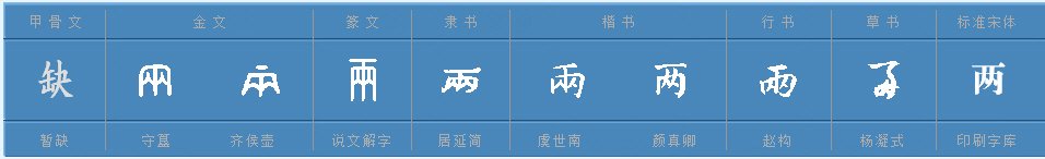 “两”的结构是什么？