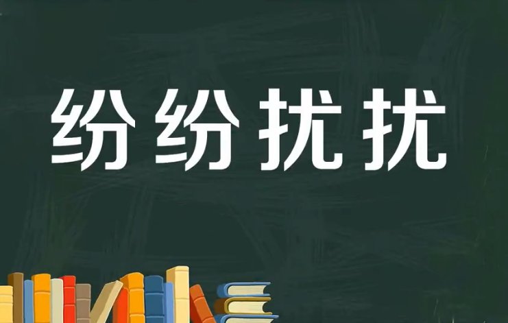 纷纷扰扰的意思