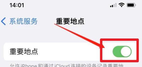 苹果怎么查看重要地点