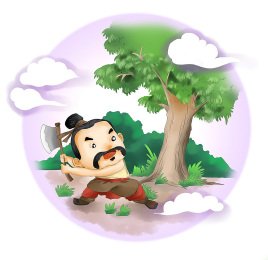 吴刚伐桂的故事50字？