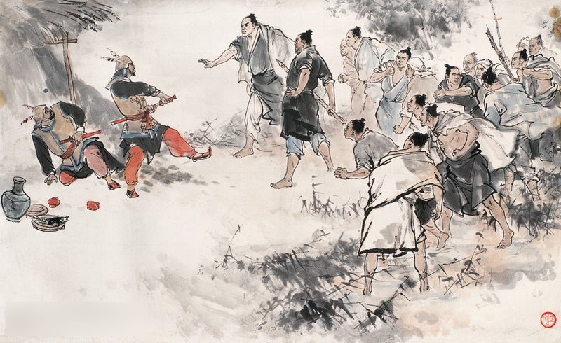 水浒传中的“落草”是什么意思，求回答~~~~