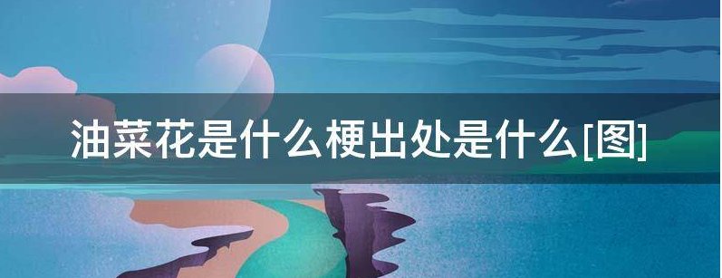 油菜花是什么梗出处是什么[图]