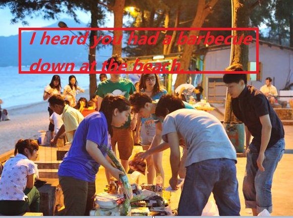 在沙滩上用英语怎么说?