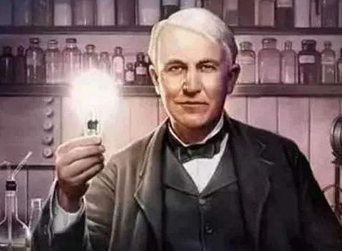 爱迪生坚持就是胜利的故事