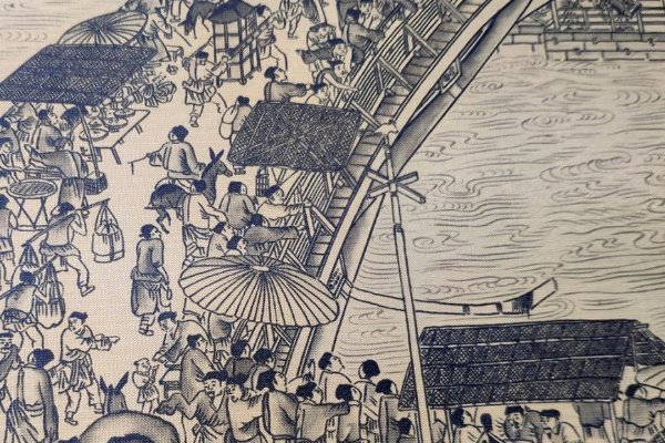 一般认为,北宋风俗画,《清明上河图》描绘的是什么季节的景象?( )a春天b夏天c