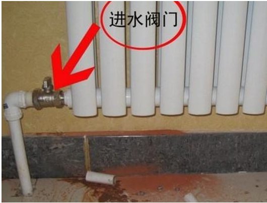 暖气阀门开关方向图解