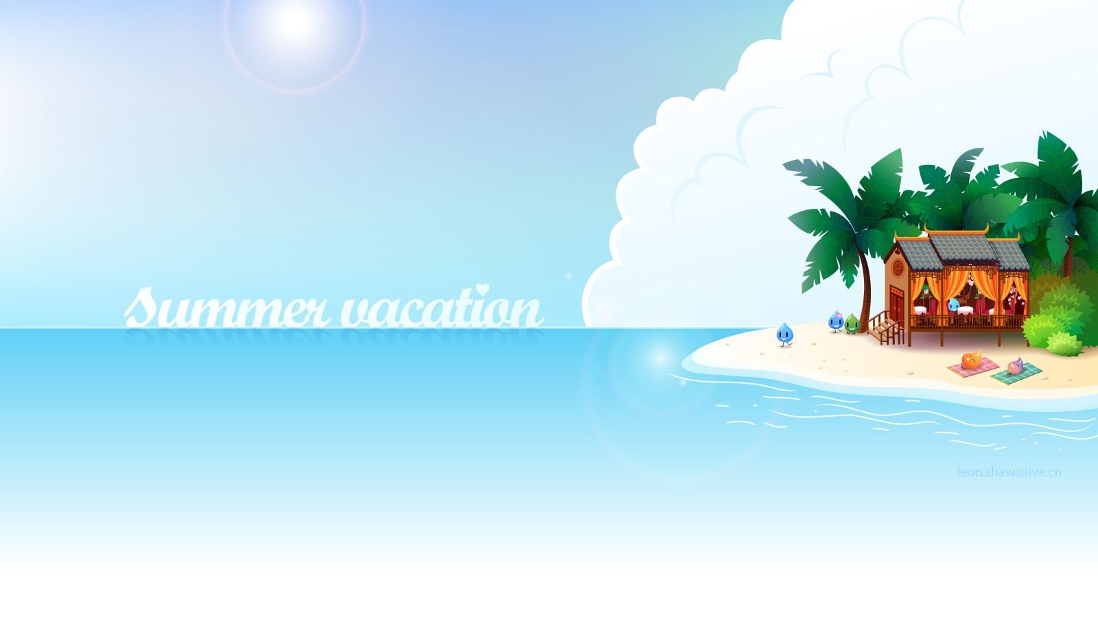 暑假的英语单词怎么写