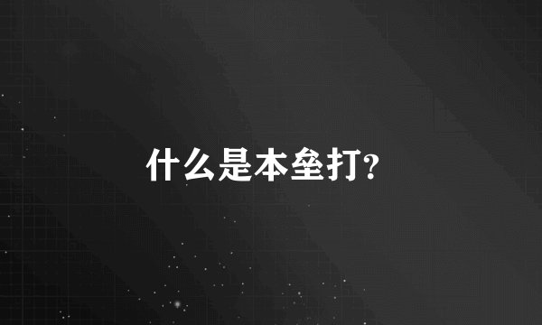 什么是本垒打？