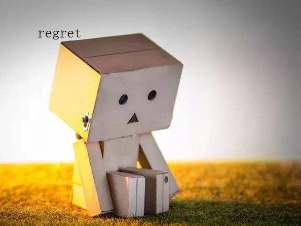 后悔的英语单词怎么说