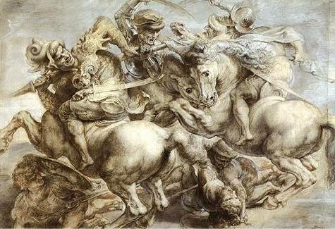 安吉里之战的名画踪迹