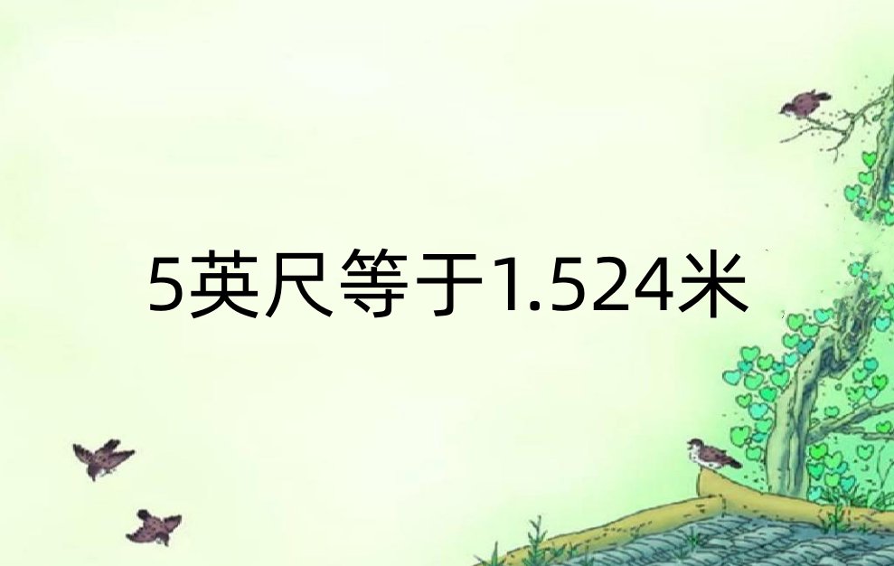 5英尺是多少米