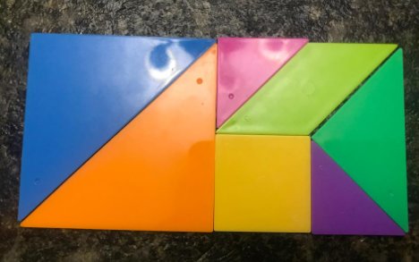 七巧板8种正方形