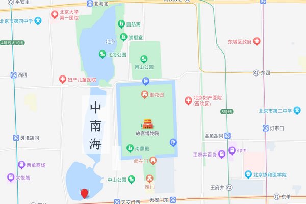中南海位置