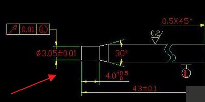 如何用cad标注形位公差?