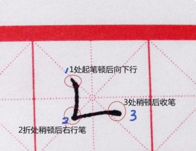 竖折的写法是什么？