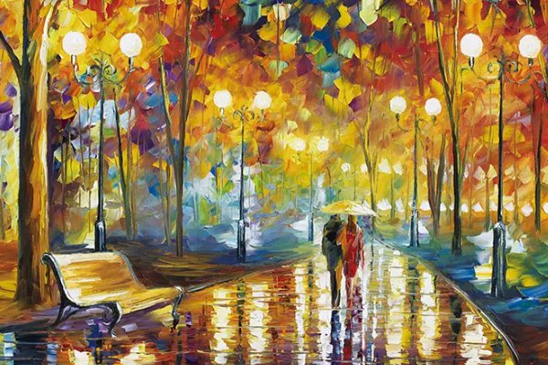形容雨中漫步的佳句