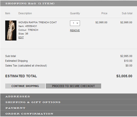 怎样从英国巴宝莉Burberry官网买东西?