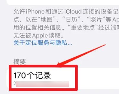 苹果怎么查看重要地点