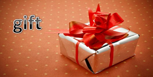 礼物的英文单词怎么写