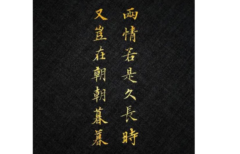 一个男生对一个女生说:两情若是长久时，又岂在朝朝暮暮.是什么意思啊？