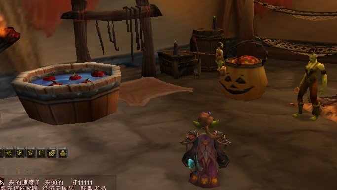 魔兽世界万圣节成就部落卡利姆多的糖果——格罗多姆农场还有糖果吗?