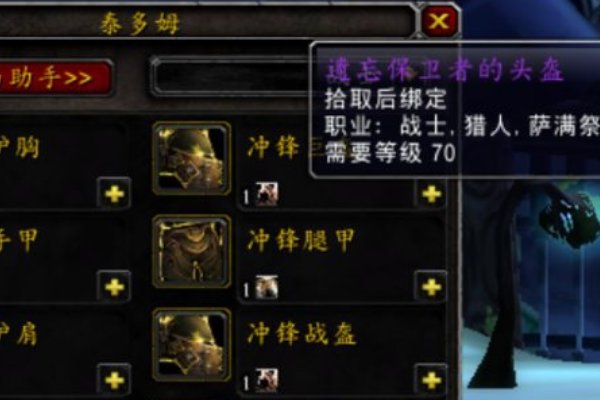 失落保卫者套装在哪换