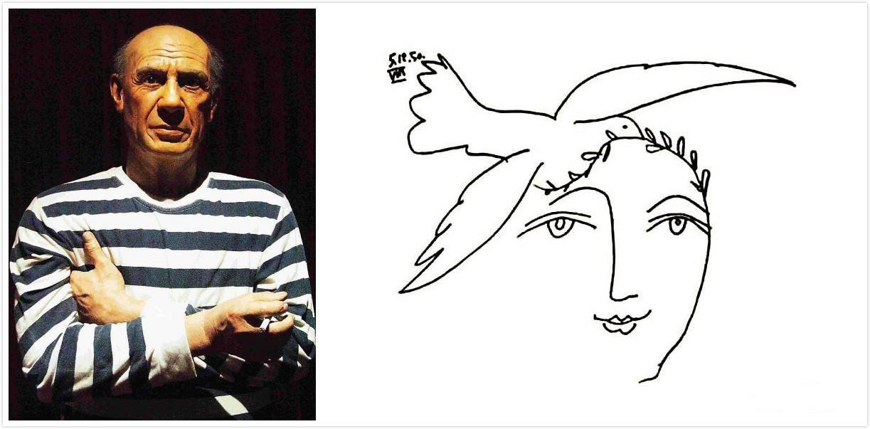 和平鸽的创作者是谁？