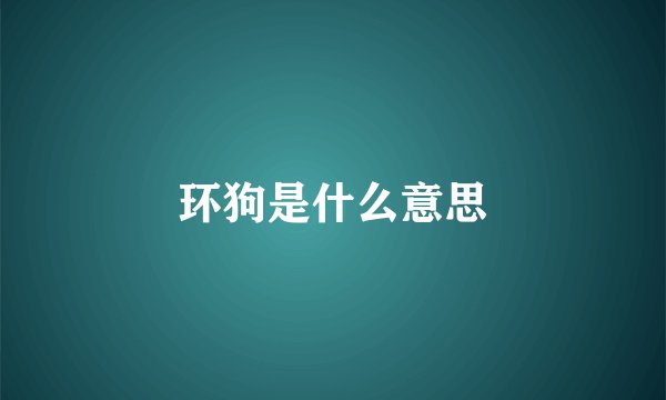 环狗是什么意思