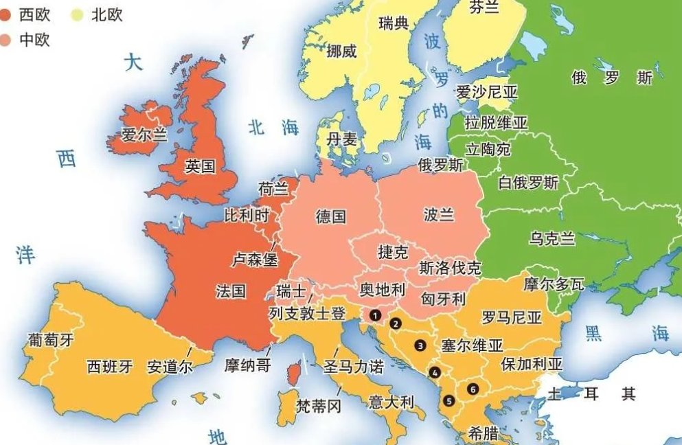 欧洲48个国家分别叫什么