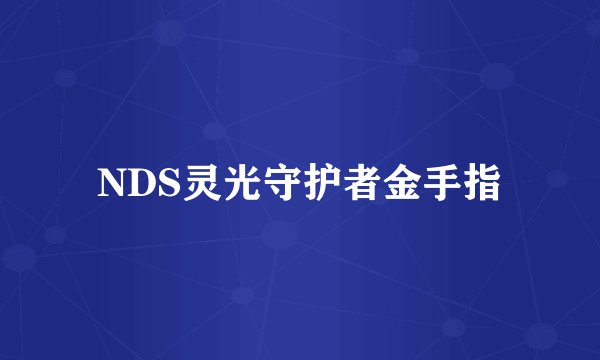 NDS灵光守护者金手指