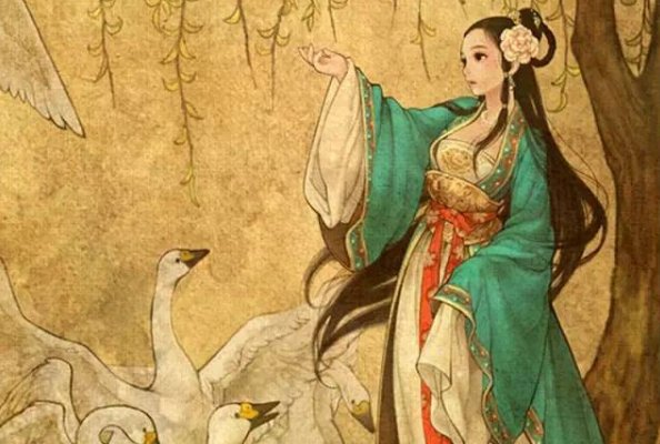 长发及腰下一句