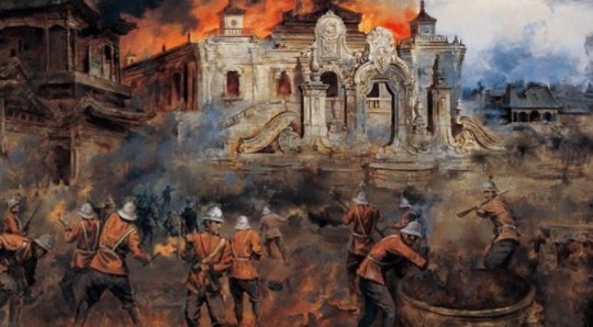 火烧圆明园在所谓的（平安夜）吗？