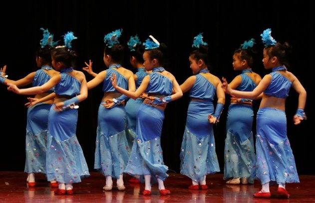 表达孩子们表演很棒的句子怎么写？