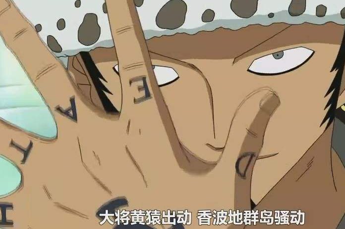 海贼王罗手上的字母顺序？