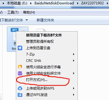 为什么迅雷的种子文件识别不了没有那个bt的图标？