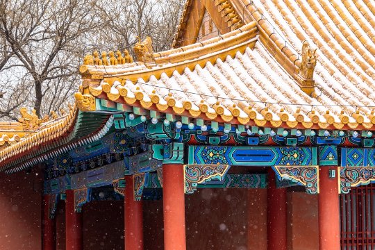 故宫雪景怎么拍