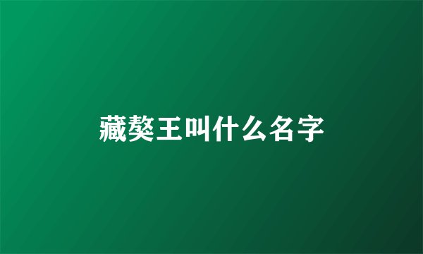 藏獒王叫什么名字
