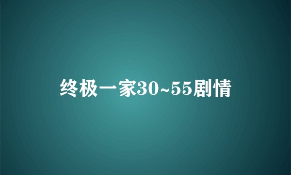 终极一家30~55剧情