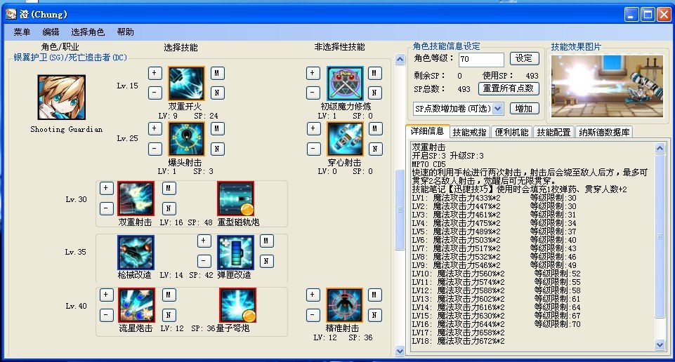 艾尔之光银翼护卫加点新版的加点图！！