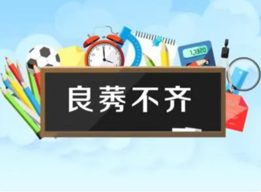 成语良莠不齐莠什么意思