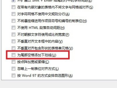word下划线在哪里设置？