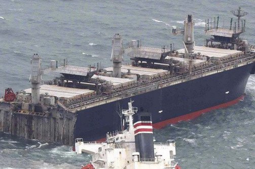 据报道，200米长货船在日本近海触礁，这起事故造成了多大的损失？