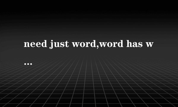 need just word,word has word,you need a cry,dear.
