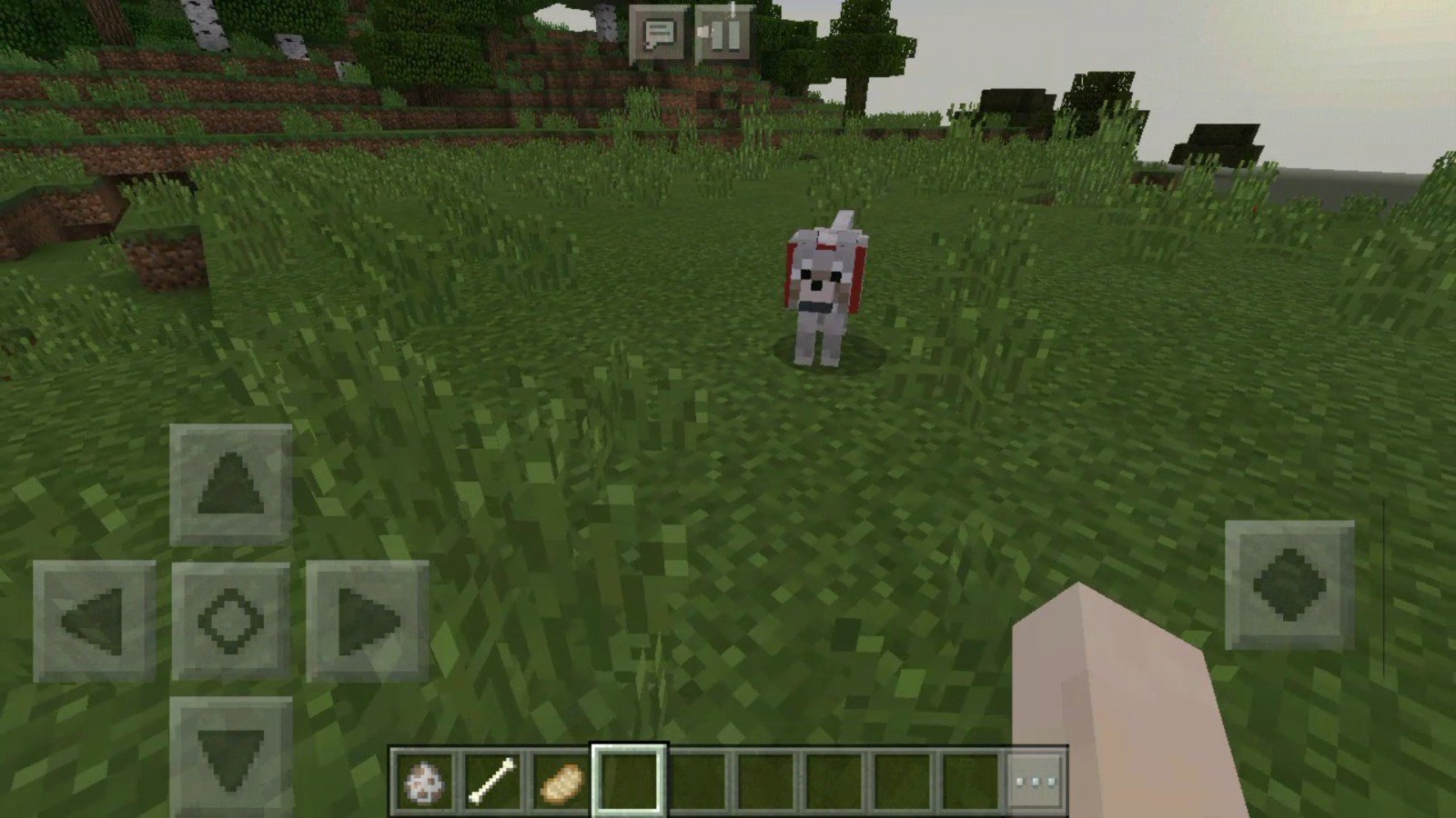 我的世界怎么让驯服的狗跟着