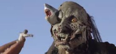 有部美国人形海怪巨人类电影的它眼上放进一个人然后出来一天鲨鱼给吃