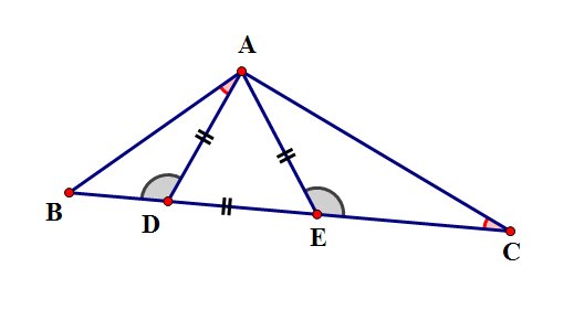 如图,在三角形abc中,角bac=120度,点e,d在bc边上,且三角形ade是等边三角形,求证: