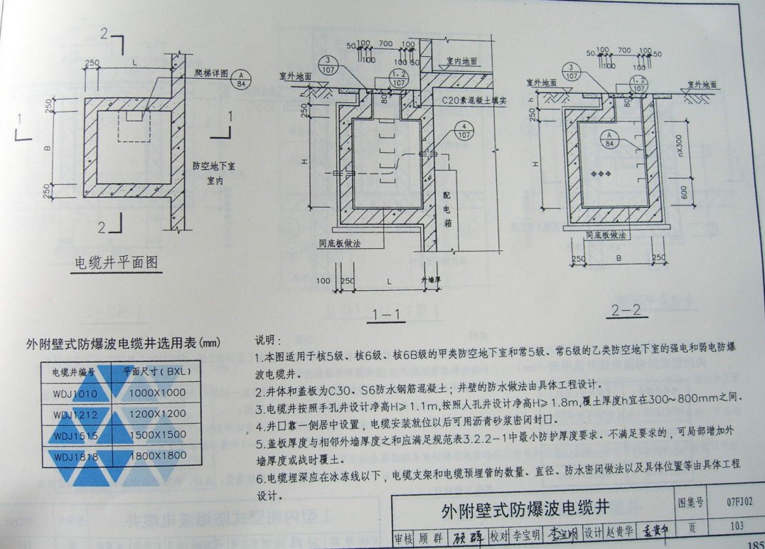防爆电缆井07fj02第103求图