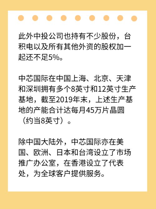 中芯国际有什么来头？是由哪里控制的？