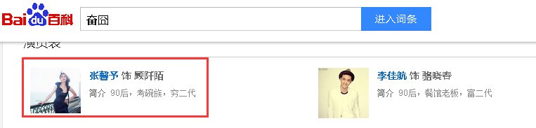 电视剧《奋囧》张馨予饰演哪个角色